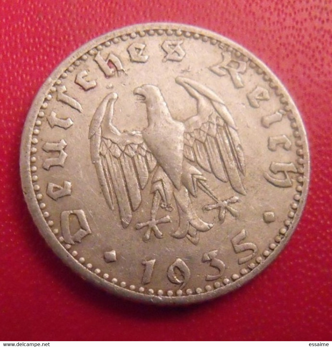 Allemagne Germany  Deutsches Reich. 50 Pfennig 1935 - 50 Reichspfennig