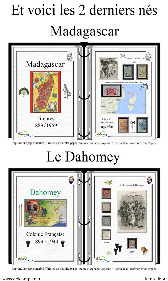 Albums de timbres à imprimer ALGÉRIE FRANÇAISE