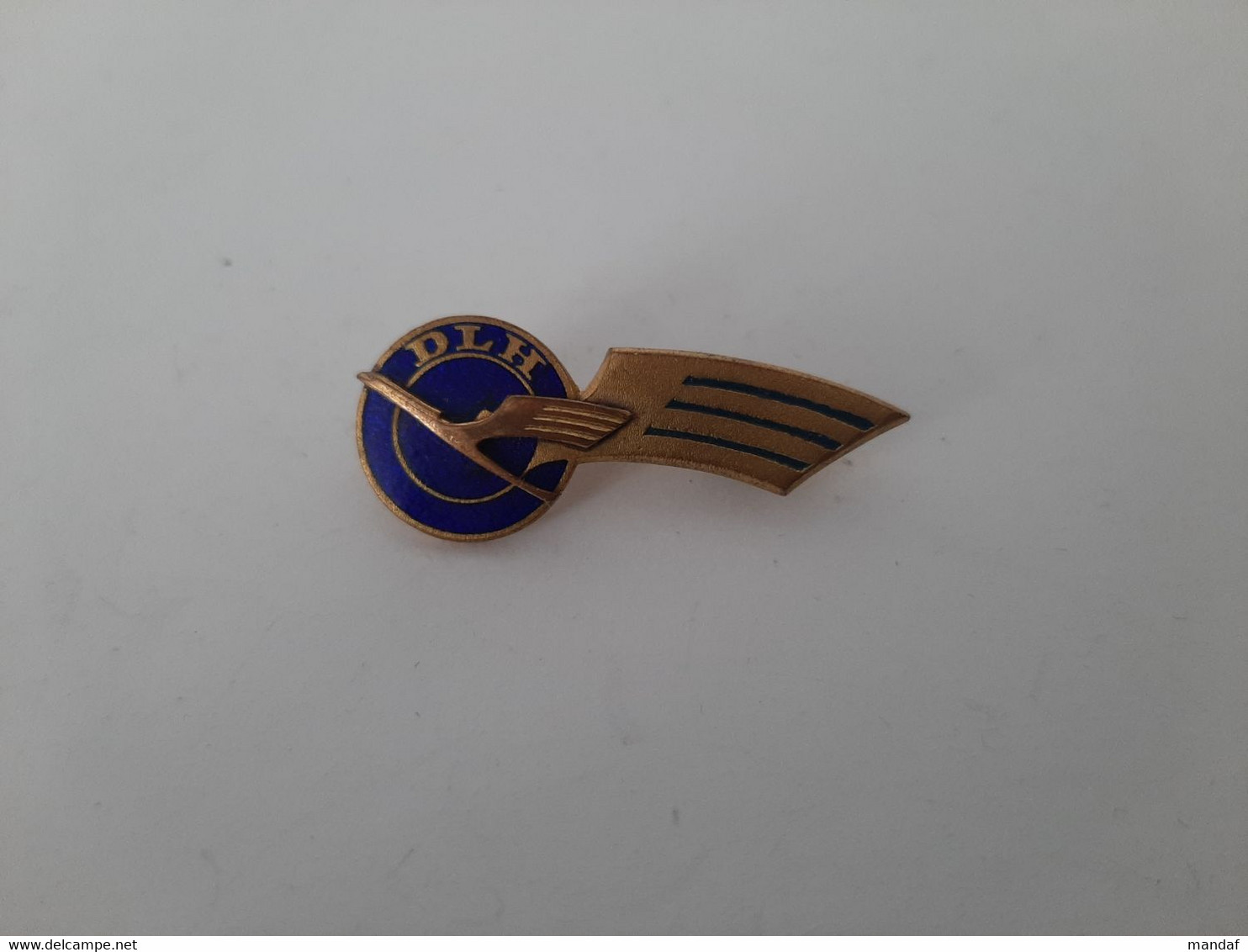 Airship Badge DLH - - Size 40 Mm , Broken The Hanger - Montgolfières