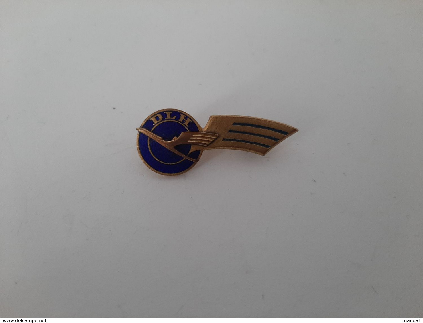 Airship Badge DLH - - Size 40 Mm , Broken The Hanger - Montgolfières