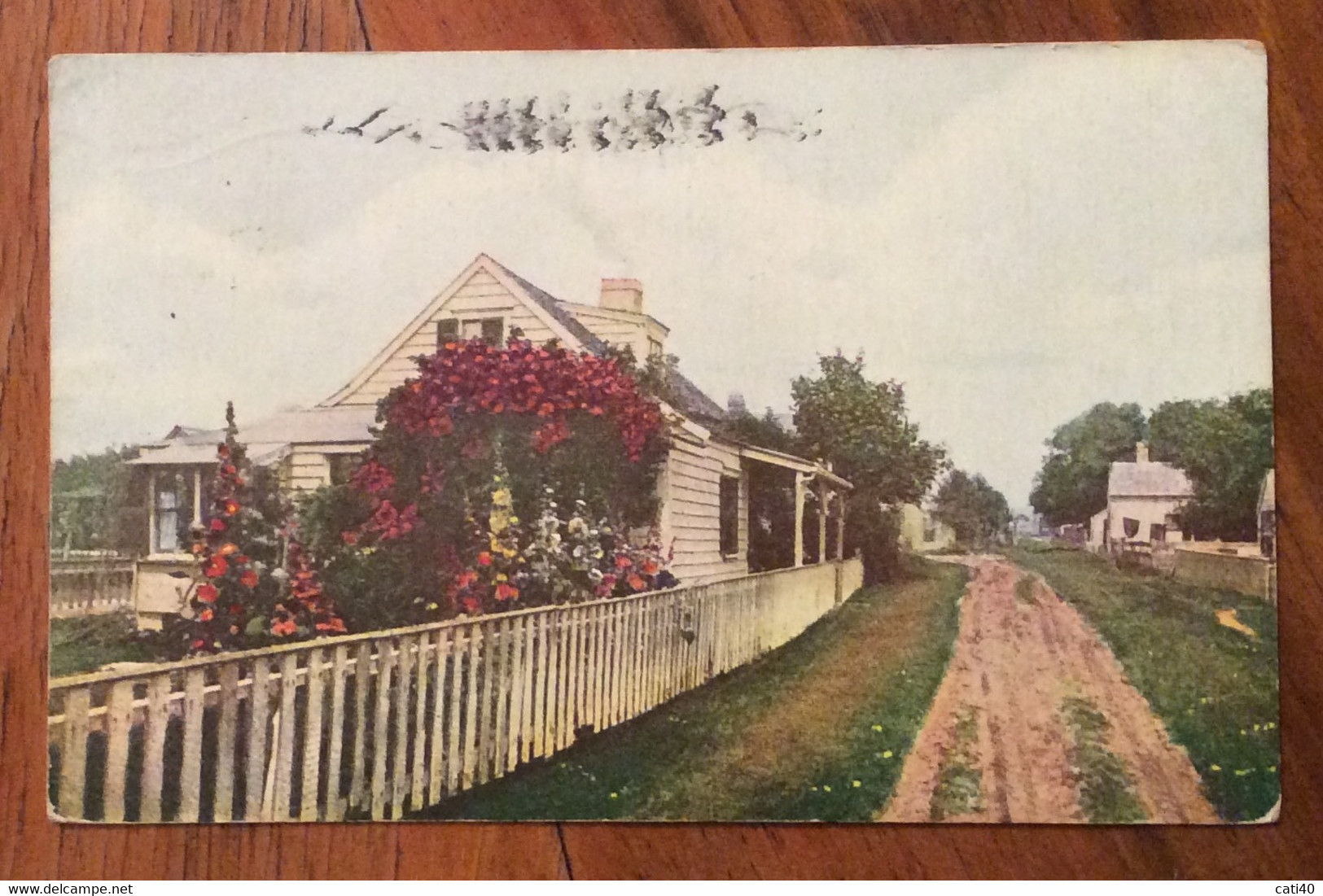 USA -  COTTAGE  AT NANTUCKET  - VINTAGE POST CARD JUL 13 1910 - Fall River