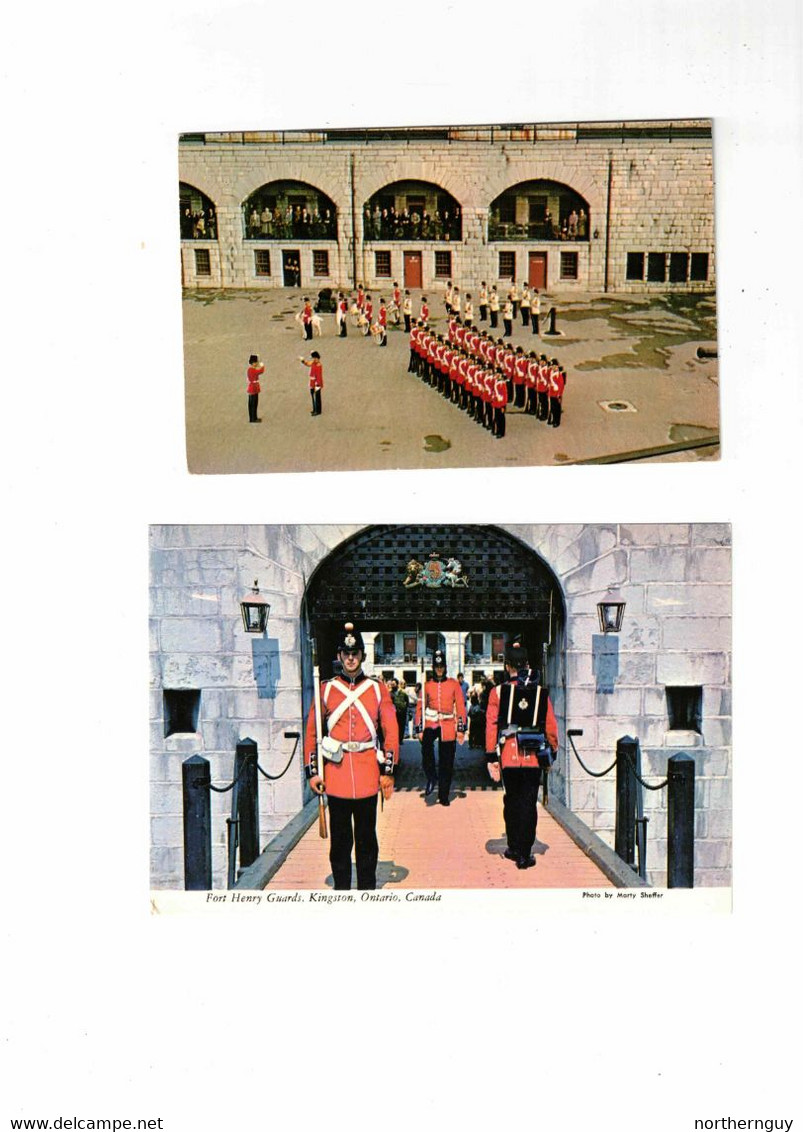 7 Different  Kingston, Ontario, Canada, FORT HENRY, 1WB, 3 Chrome, 3 4X6 Chrome Postcards, Oldest Is 1942 - Kingston