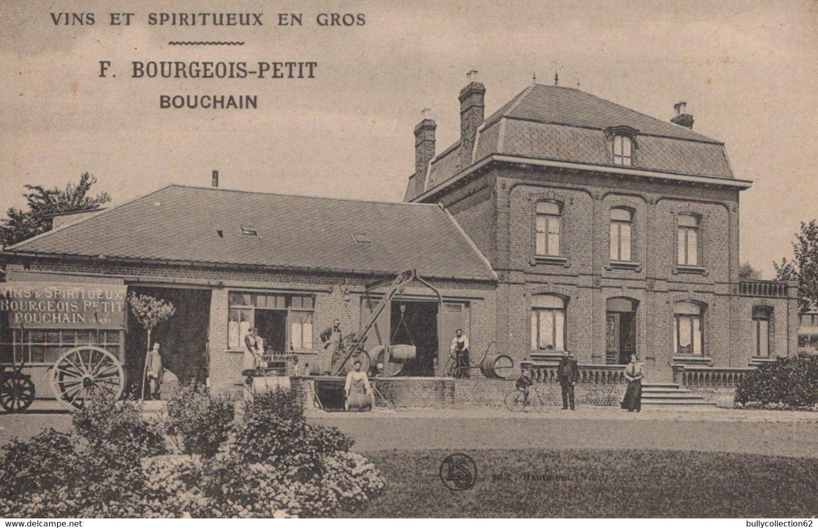 CPA - SELECTION - BOUCHAIN - Vins Et Spiritueux  F -BOURGEOIS - PETIT - Bouchain