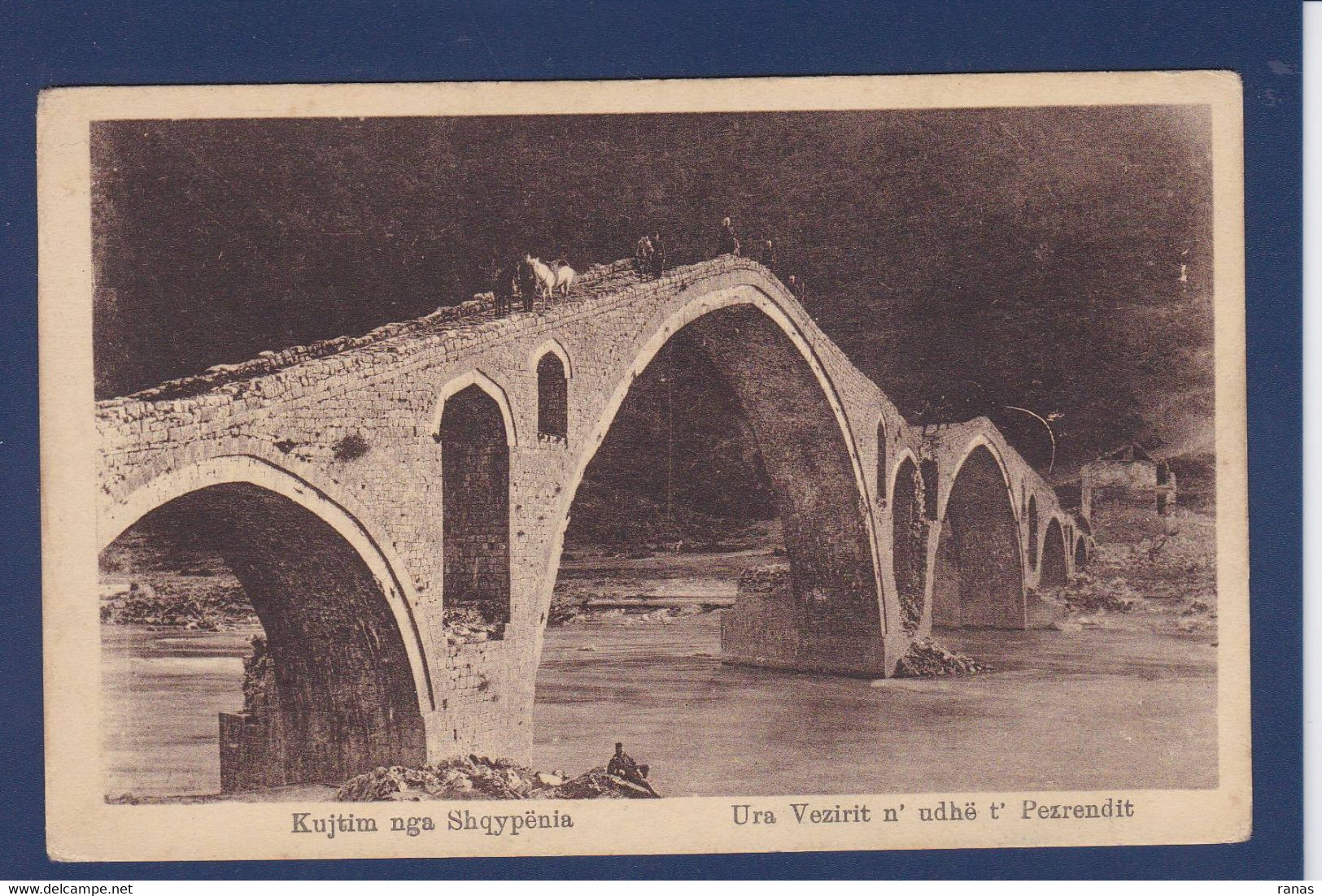 CPA Albanie Albania Pont De Vizirs Non Circulé - Albanie