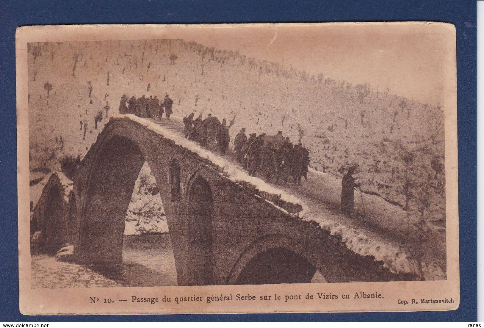 CPA Albanie Albania Pont De Vizirs Non Circulé Serbie - Albania