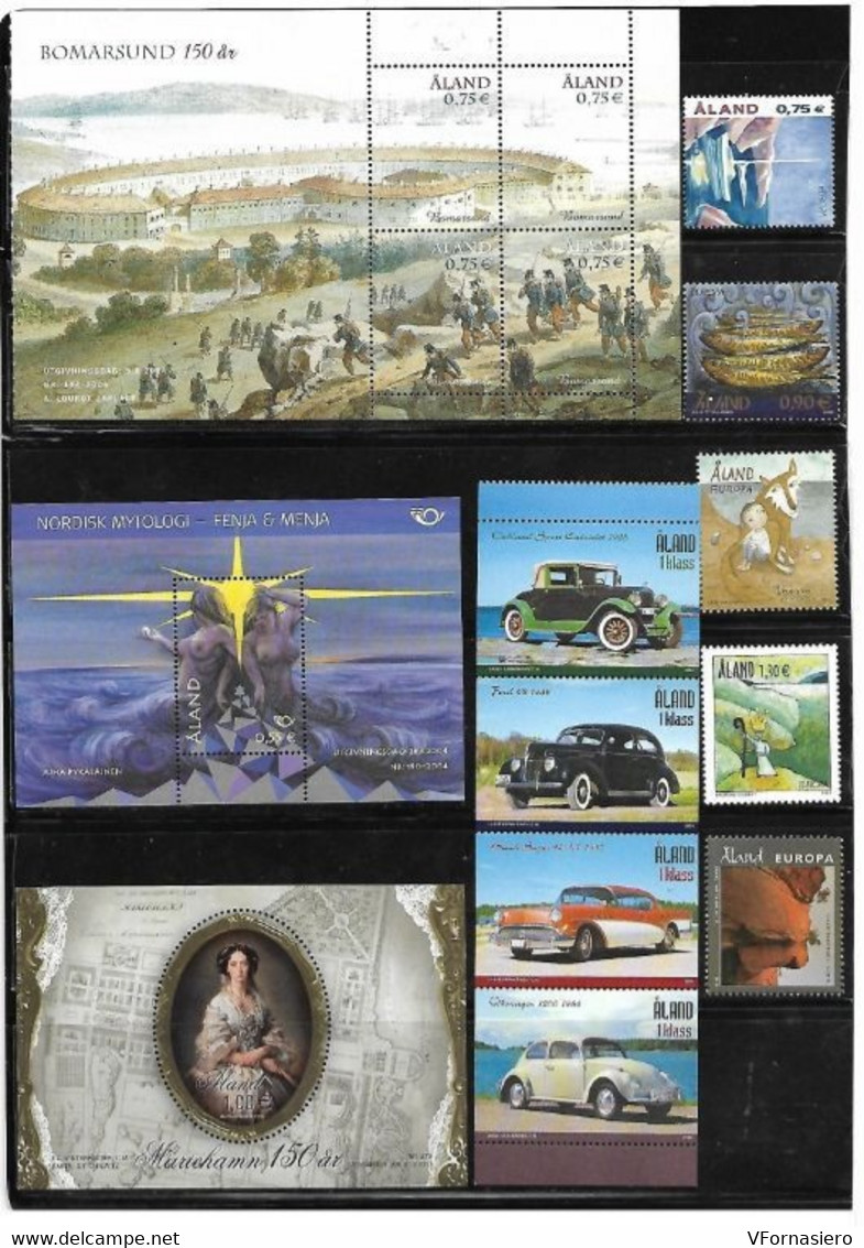 ALAND **2006/2010 LOTTO SERIE VARIE - Collections, Lots & Series