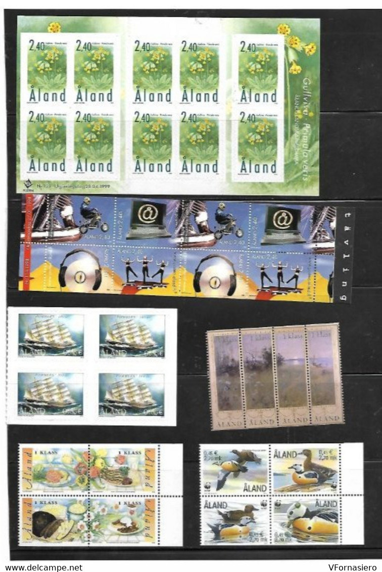 ALAND **1994/2001 LOTTO SERIE VARIE COMPLETE - Colecciones & Series