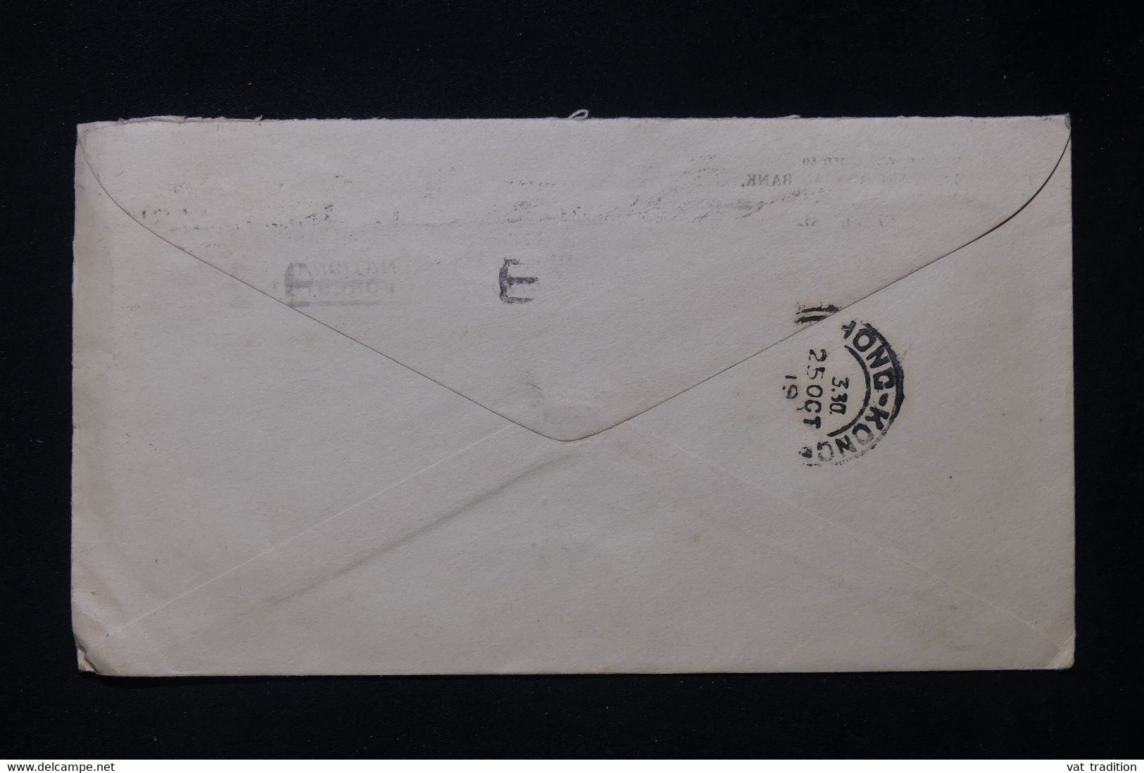 ETATS UNIS.- Entier Postal Commercial De San Francisco + Complément Pour Hong Kong En 1919 - L 87504 - 1901-20