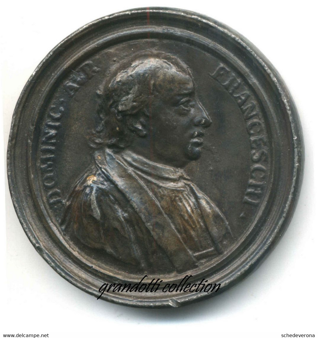 DOMENICO AURELIO FRANCESCHI ABATE DOMENICANO 1800 MEDAGLIA CON LA FEDE - Royaux/De Noblesse