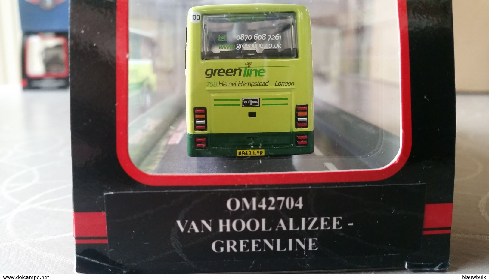 Corgi OM42704 DAF SB3000 Van Hool Alizee "Greenline" 1:76 - Scale 1:76