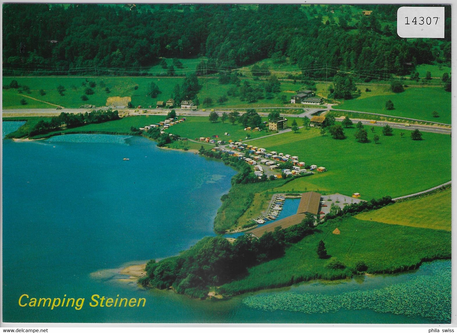 Flugaufnahme Steinen SZ Camping Buchenhof Fliegeraufnahme - Steinen