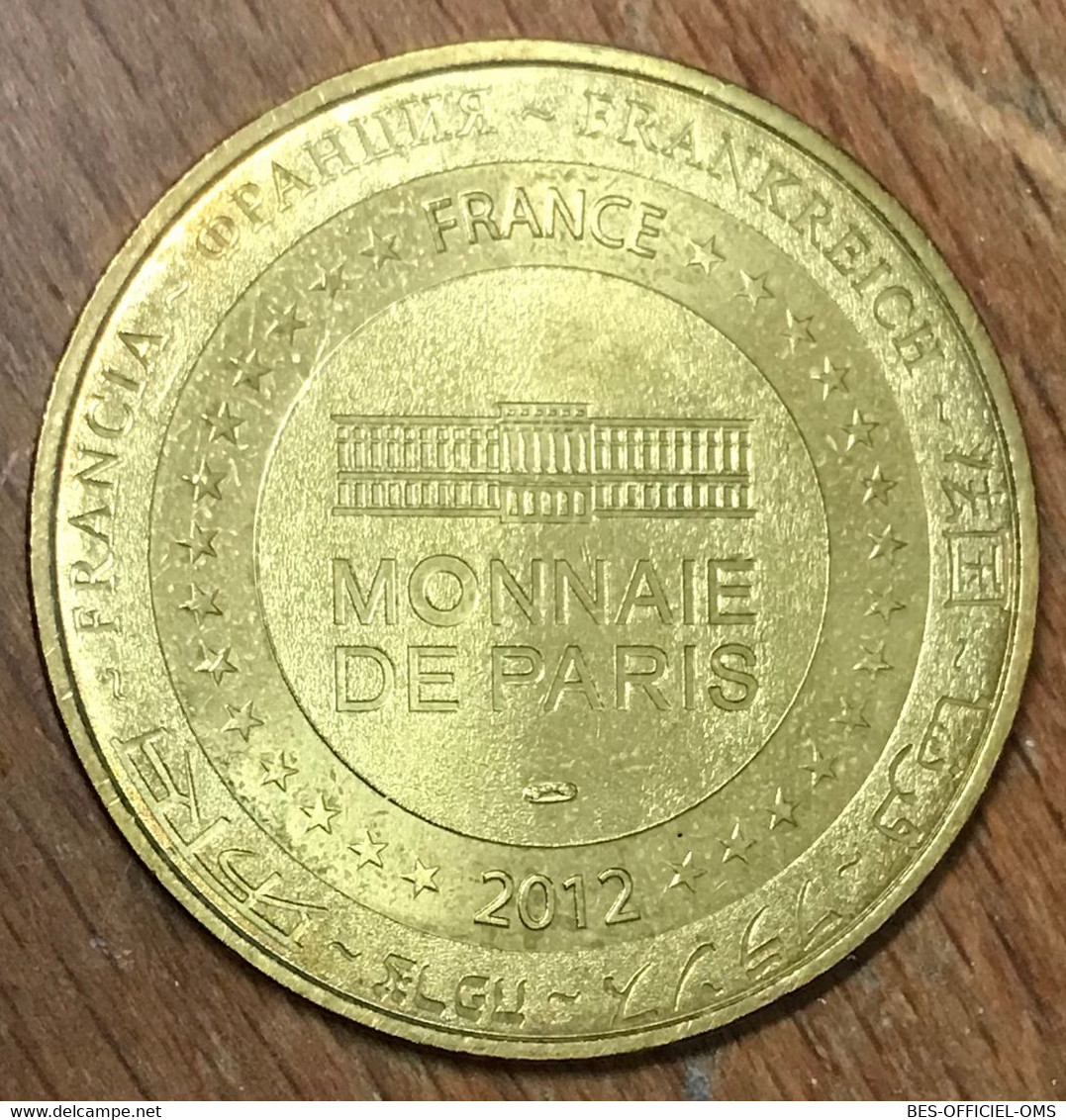 46 FIGEAC CITÉ NATALE DE CHAMPOLLION MINI MÉDAILLE SOUVENIR MONNAIE DE PARIS 2012 JETON TOURISTIQUE TOKENS MEDALS COINS - 2012