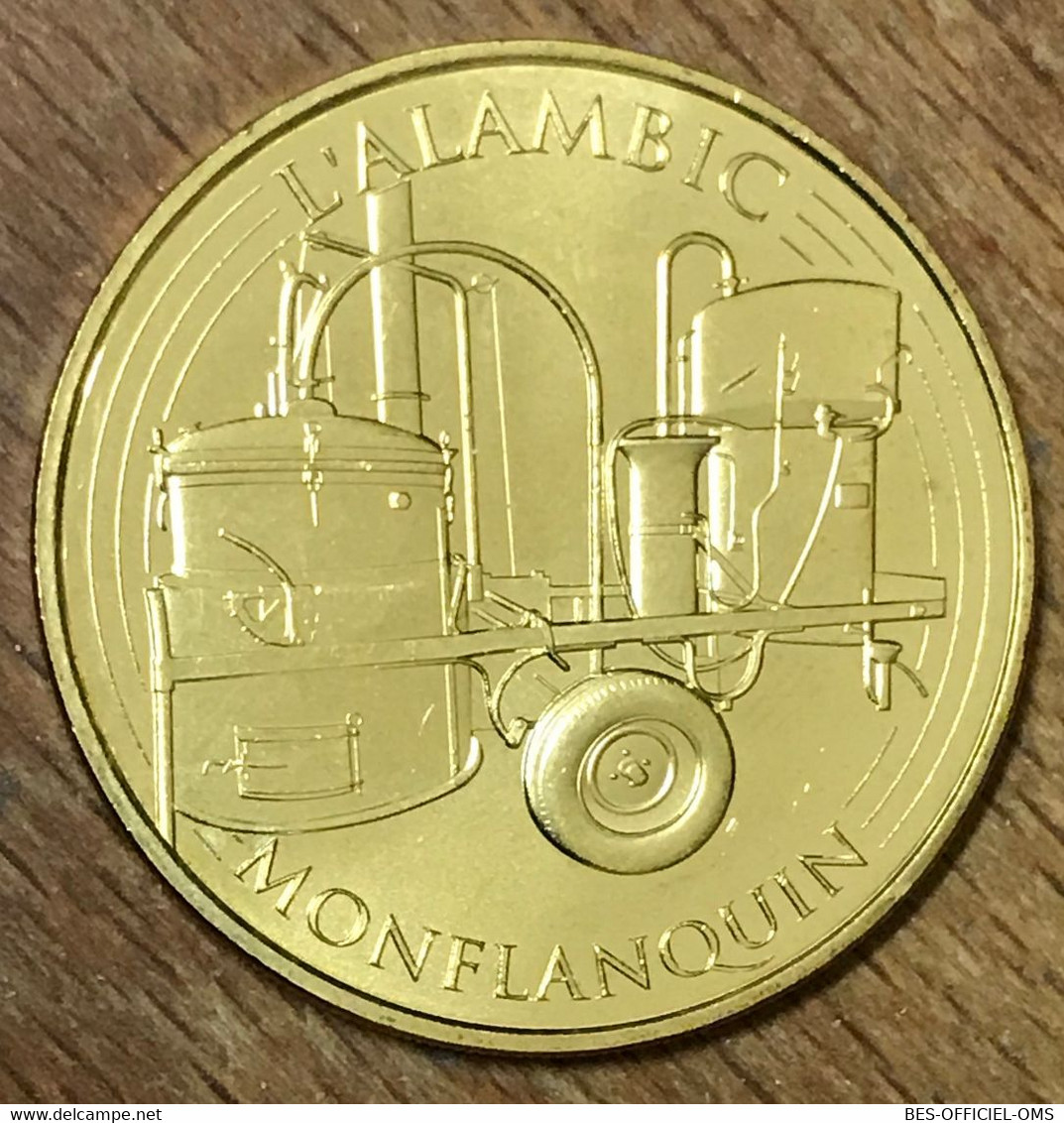 47 MONTFLANQUIN L'ALAMBIC MDP 2016 MINI MÉDAILLE SOUVENIR MONNAIE DE PARIS JETON TOURISTIQUE TOKENS MEDALS COINS - 2016