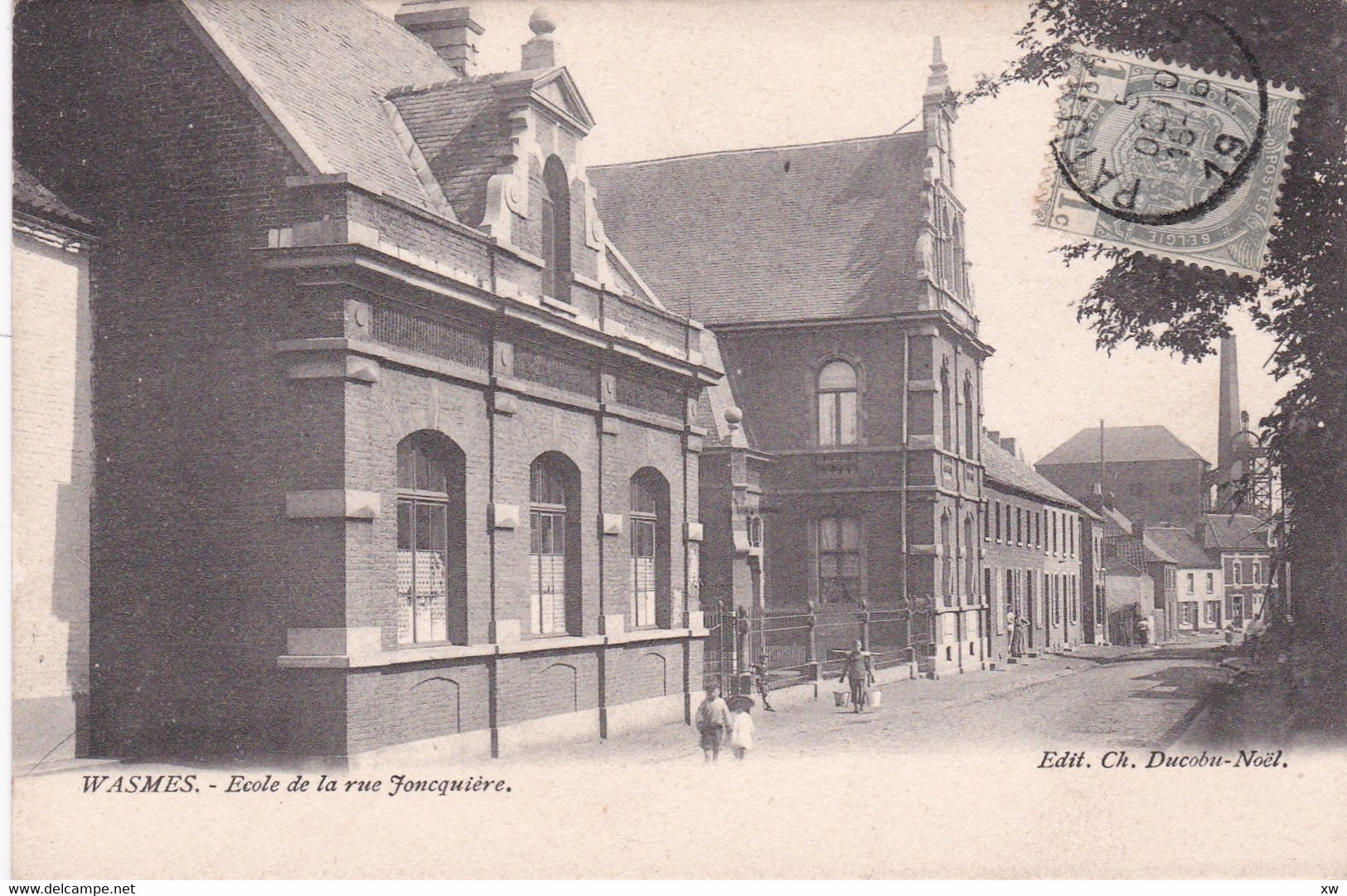 BELGIQUE - HAINAUT - COLFONTAINE - WASMES - Ecole De La Rue Joncquière - Petite Animation - Colfontaine