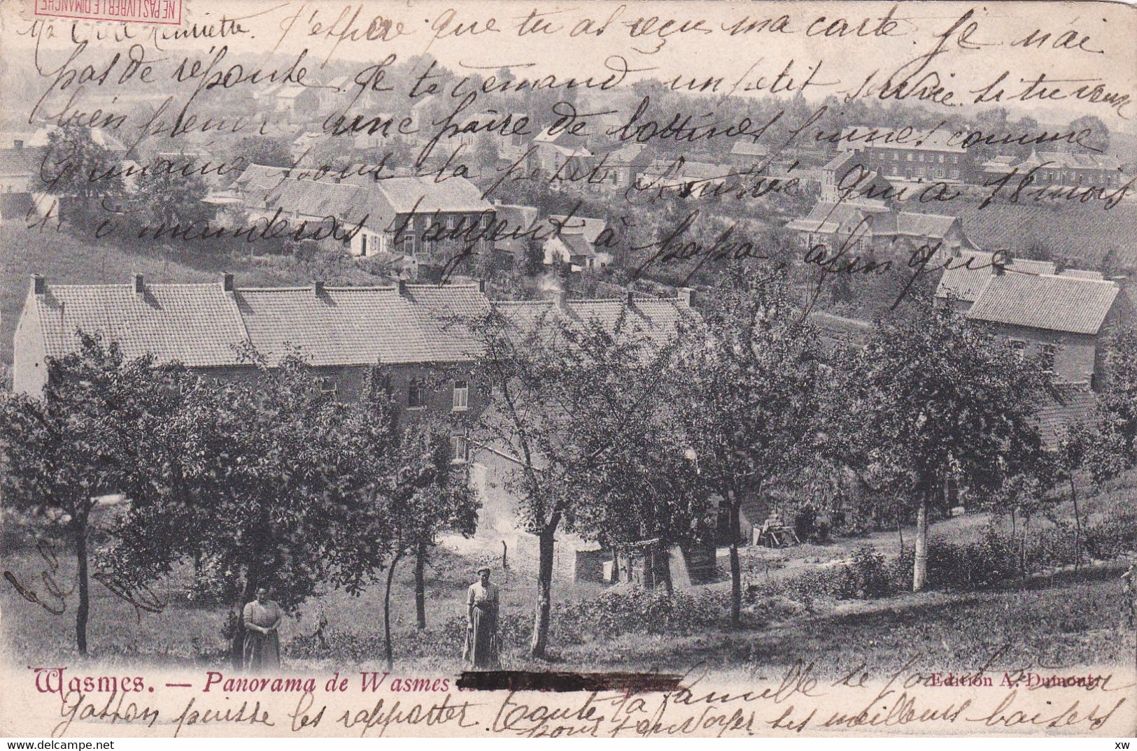 BELGIQUE - HAINAUT - COLFONTAINE - WASMES - Panorama Pris De Wasmes - Animation - Colfontaine