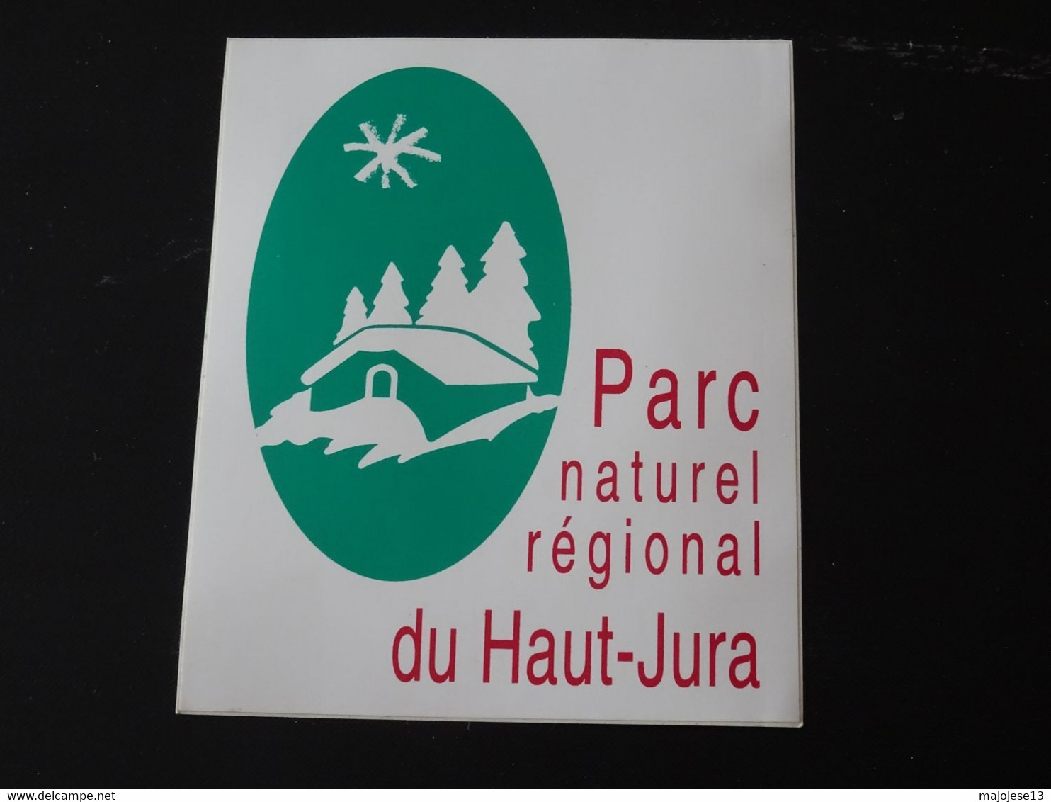 Logo Adhésif Autocollant Parc Naturel Régional Haut Jura  Aufkleber Sticker Adhesivo Adesivo - Obj. 'Remember Of'