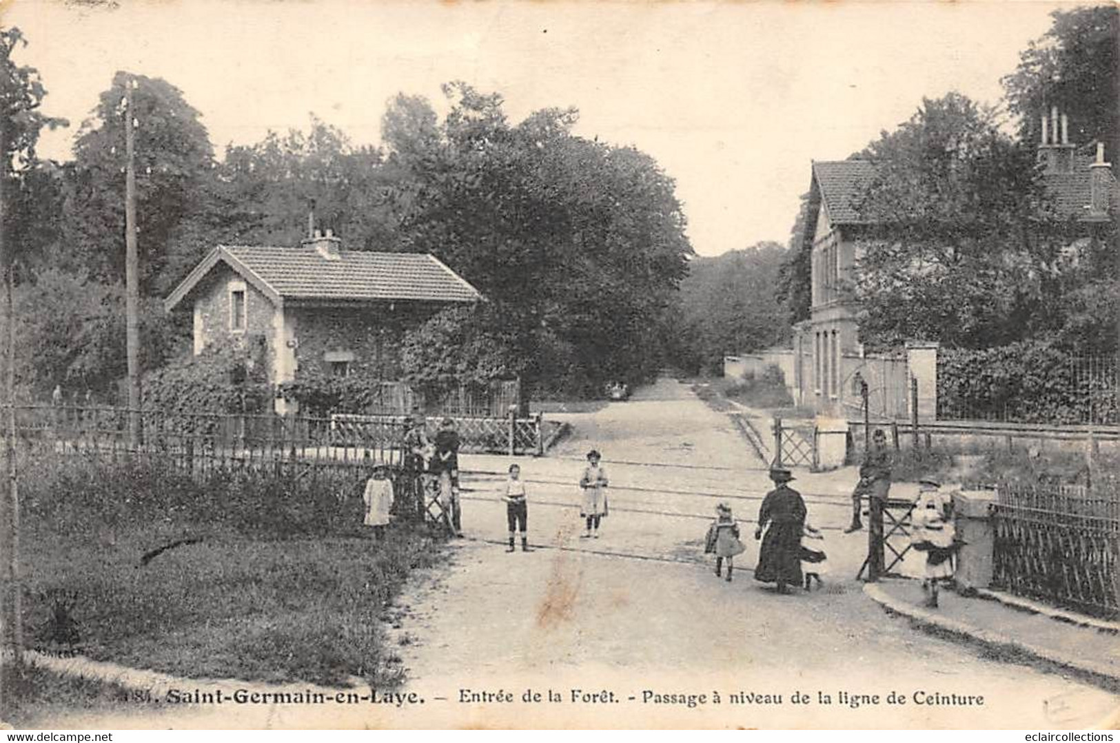 St Germain En Laye          78          Passage à Niveau De La Ligne De Ceinture        (voir Scan) - St. Germain En Laye