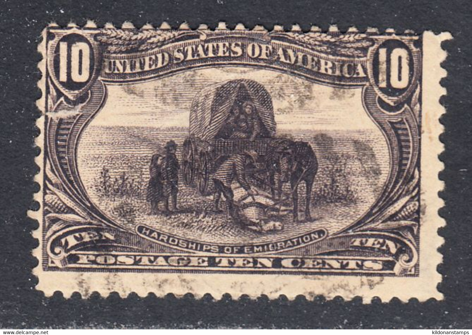 USA 1898 Cancelled, Thin, Sc# 290 - Usados