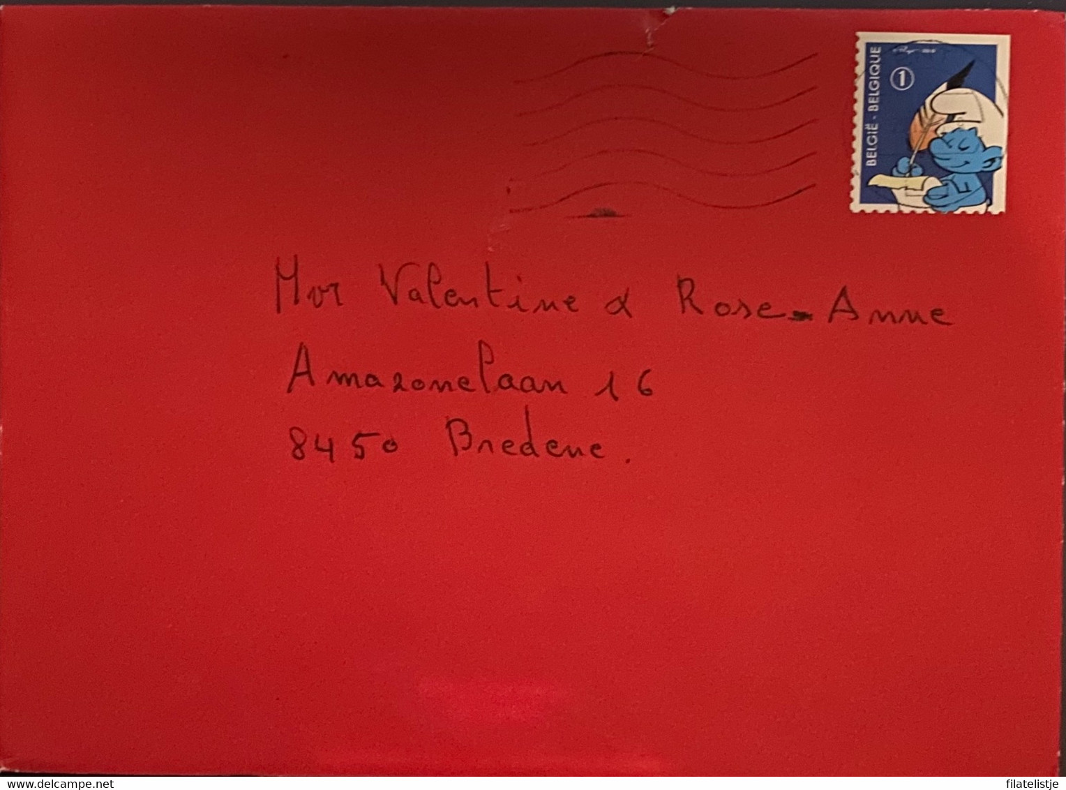 Omslag Uit België Met Zegel Nrs 3818 Used - Enveloppes