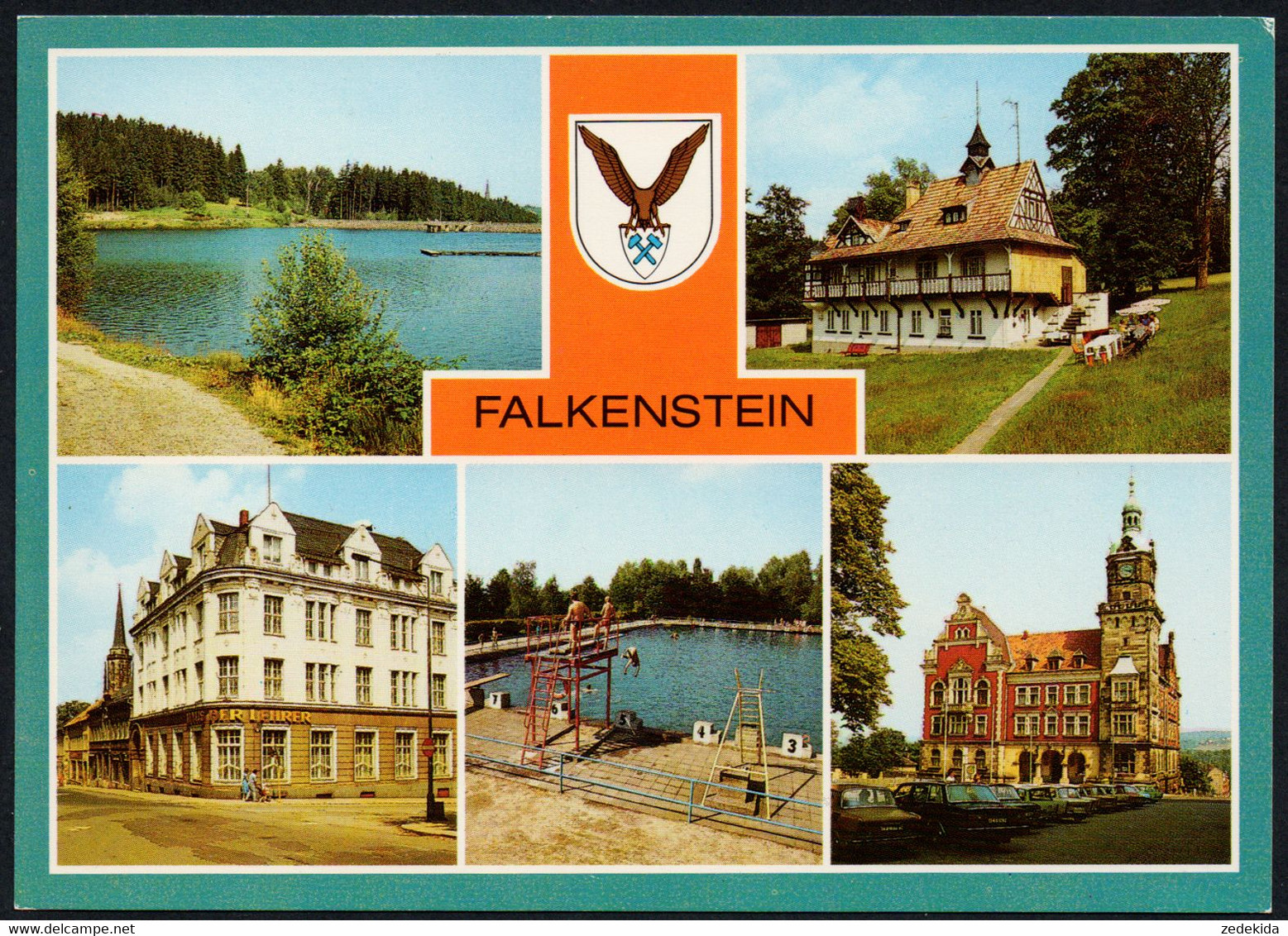 E8064 - TOP Falkenstein Freibad Ferienheim Hanneloh - Bild Und Heimat Reichenbach - Falkenstein (Vogtland)