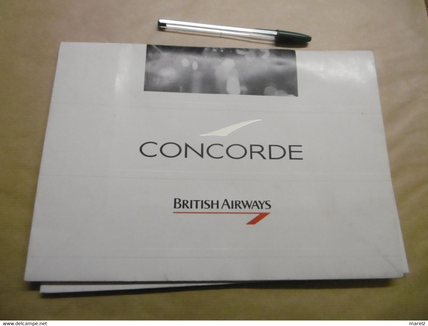 CONCORDE BRITISH AIRWAYS - Pochette Sac Papier Publicitaire KEENPACK - Publicité Cie Aérienne British Airways CONCORDE - Pubblicità