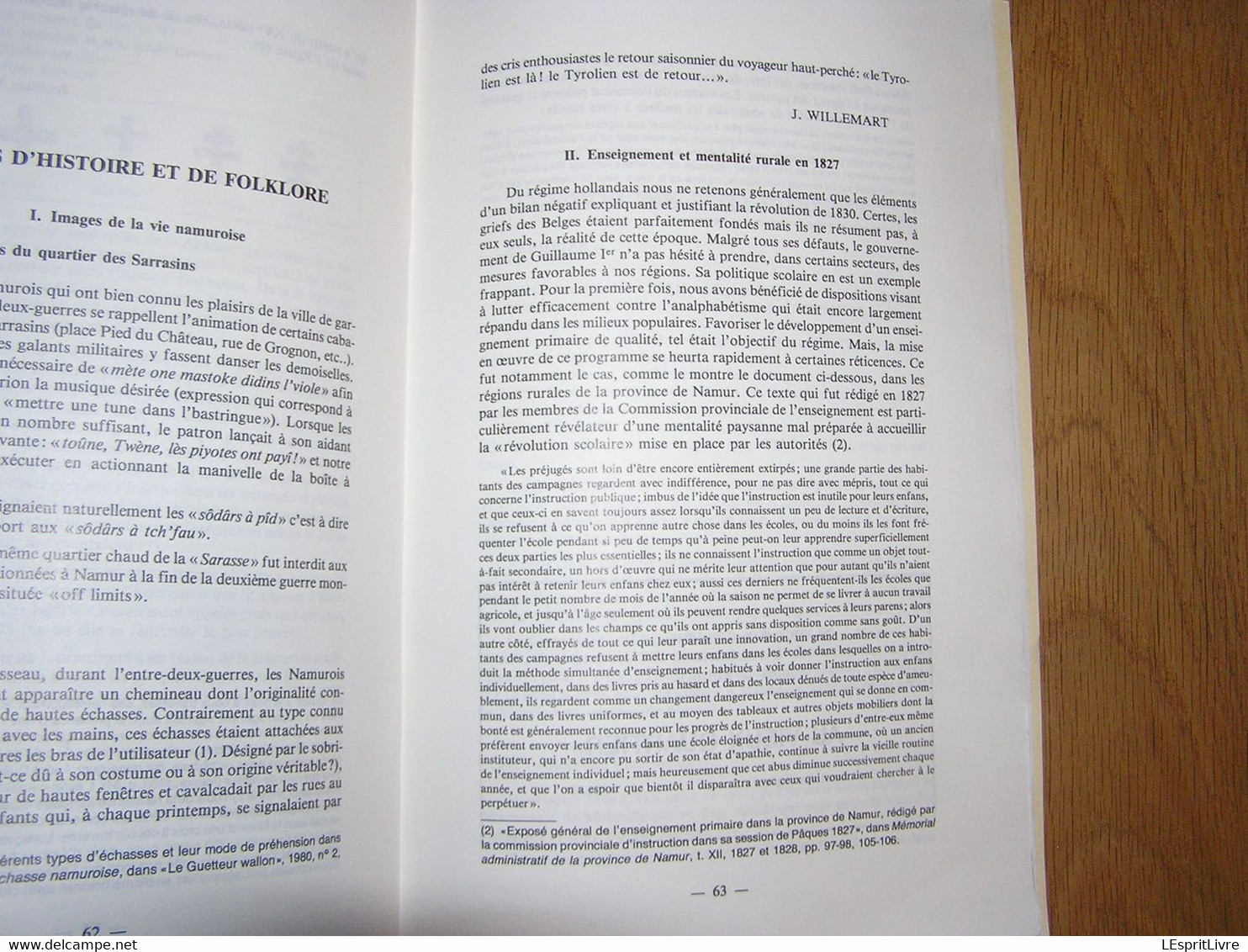 LE GUETTEUR WALLON N° 3 de 1986 Régionalisme Ile de La Plante Boninne Croix D' Occis Soldats Empire Villers Le Gambon