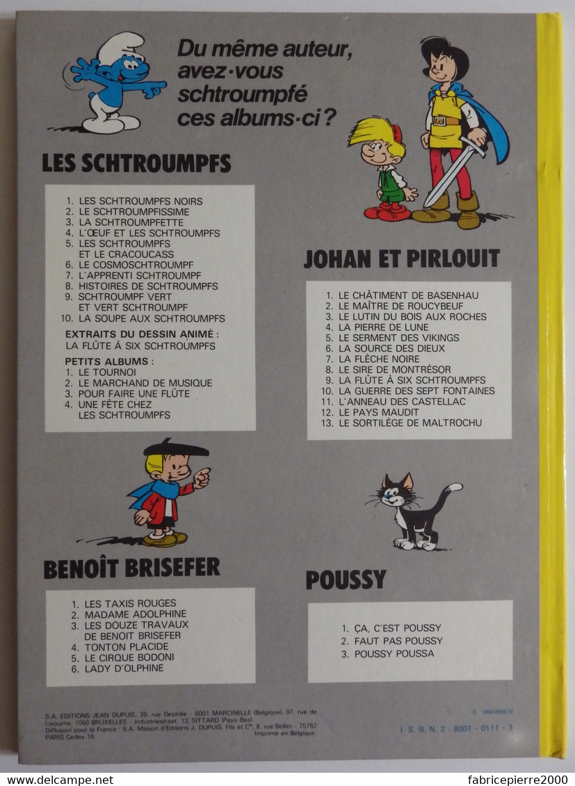 PEYO - L'oeuf Et Les Schtroumpfs 1978  EXCELLENT ETAT - Schtroumpfs, Les