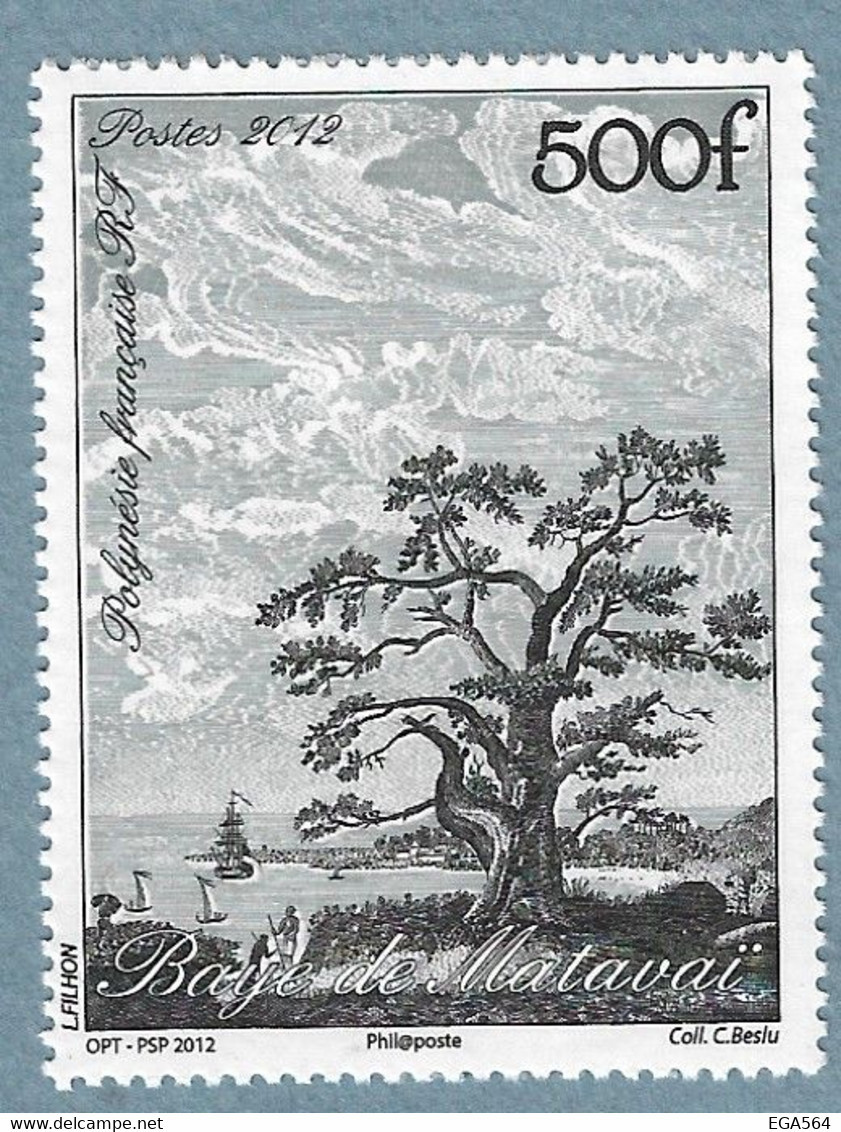 R4 - Polynésie Française Poste 1012**MNH De 2012 - Vue De La BAYE De MATAVAÏ à OTAHITI - - Nuevos