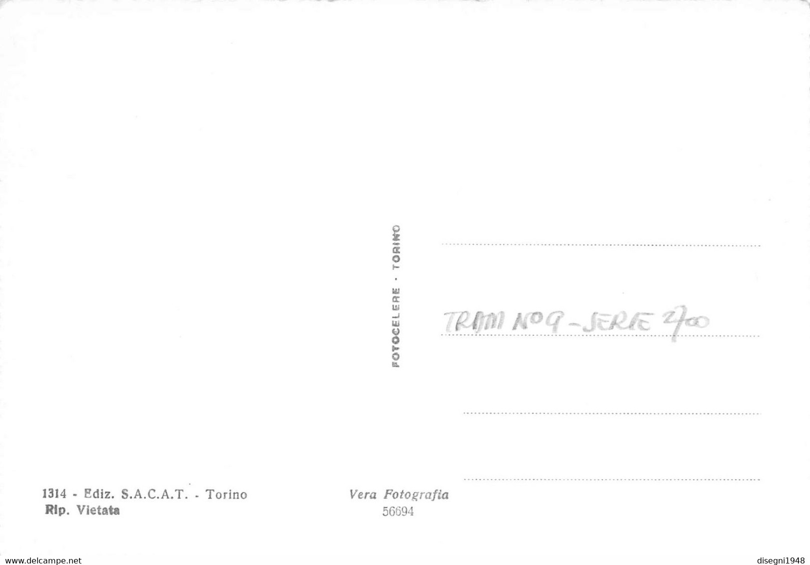 09399 "TORINO  C.SI SEBASTOPOLI, IV NOVEMBRE, AGNELLI, TRAM N° 9 SERIE 2700, DISTRIB. AQUILA" CART. ILL. ORIG. NON SPED. - Trasporti