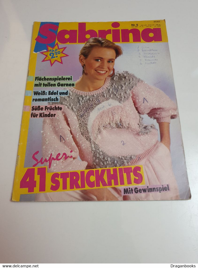 Sabrina 5/1989 - Sewing