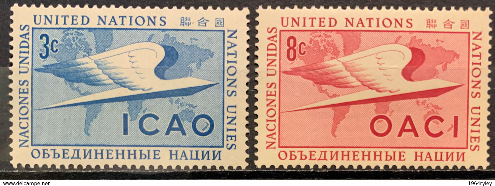 UNITED NATIONS  - MNH** - 1955 - # 31/32 - Neufs