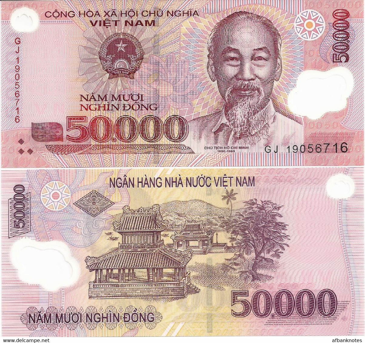 VIETNAM       50,000 Dong       P-121[m]       (20)19       UNC  [ 50000 ] - Vietnam