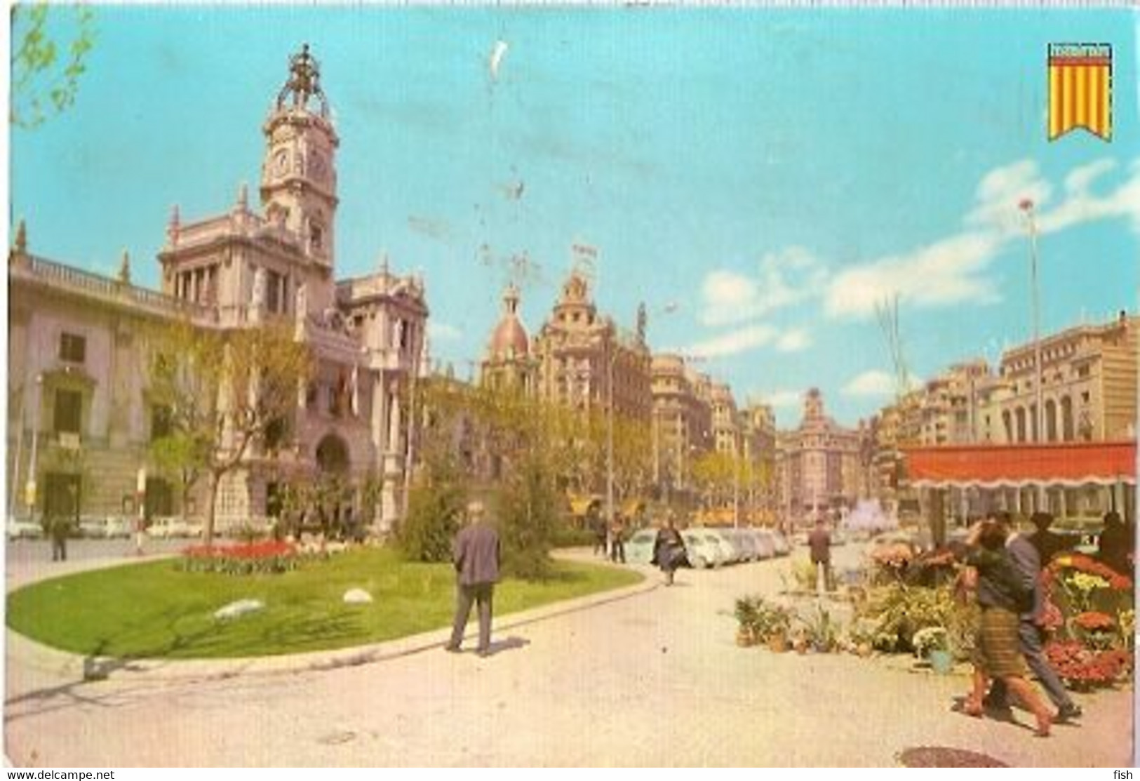 Spain & Circulado, Plaza Del Caudillo, Valencia, Lisboa Portugal 1964 (12) - Monuments