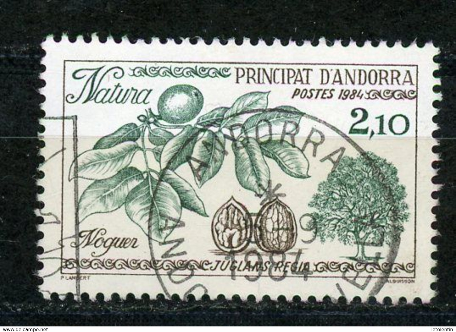 ANDORRE FR  - NATURE -  N° Yvert 332 Obli. - Used Stamps