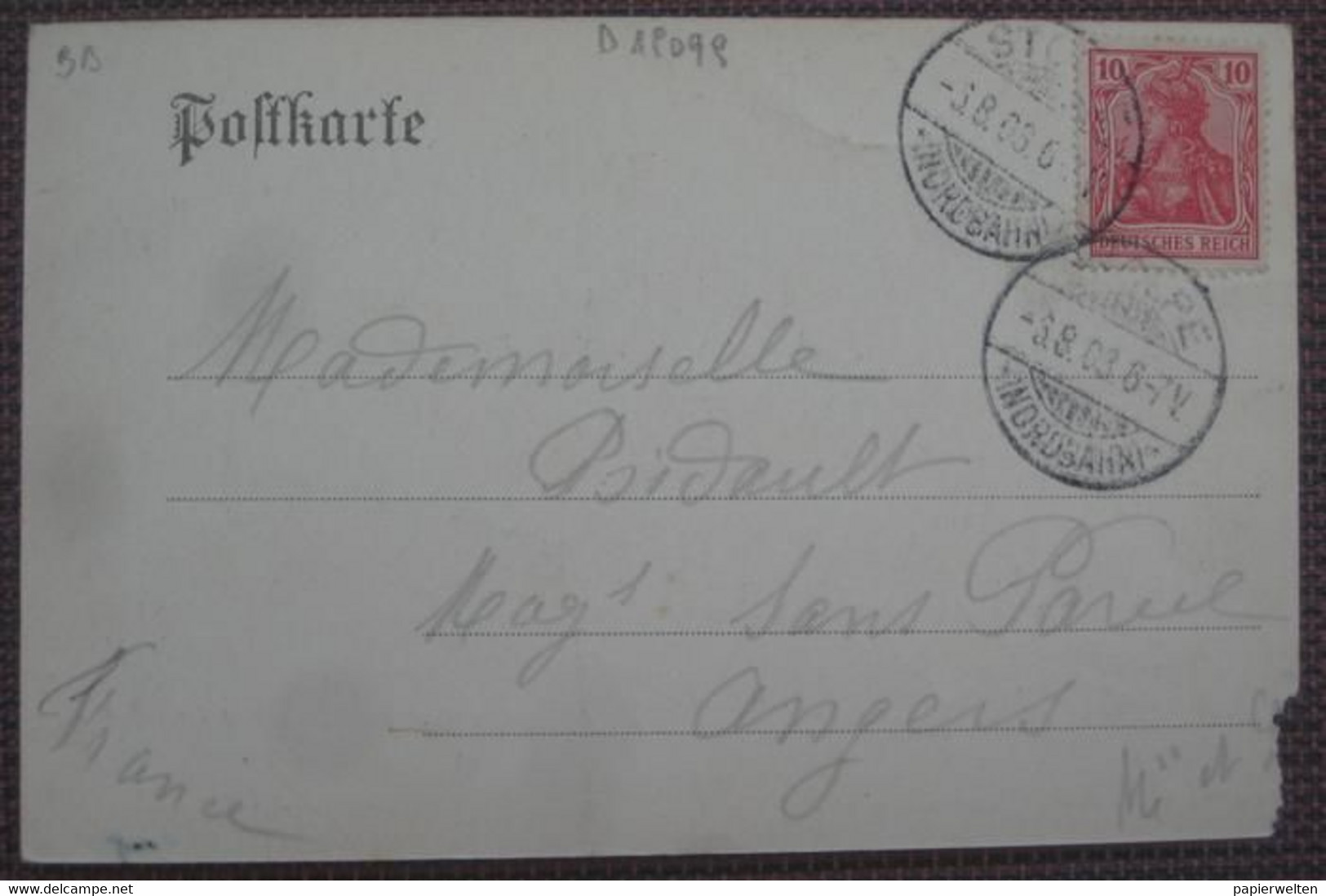 Birkenwerder (Oberhavel) - Mühlenfliess 1903 - Birkenwerder