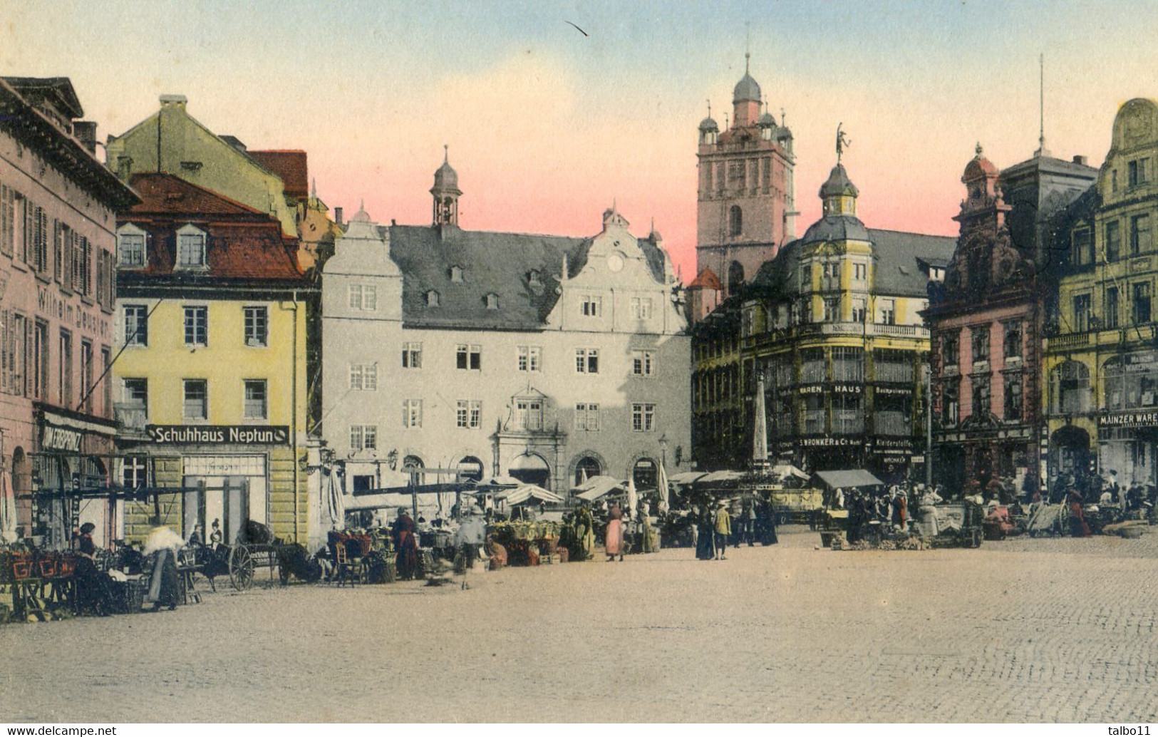 Hesse - Darmstadt - Marktplatz M. D. - Stadkirche - Griesheim