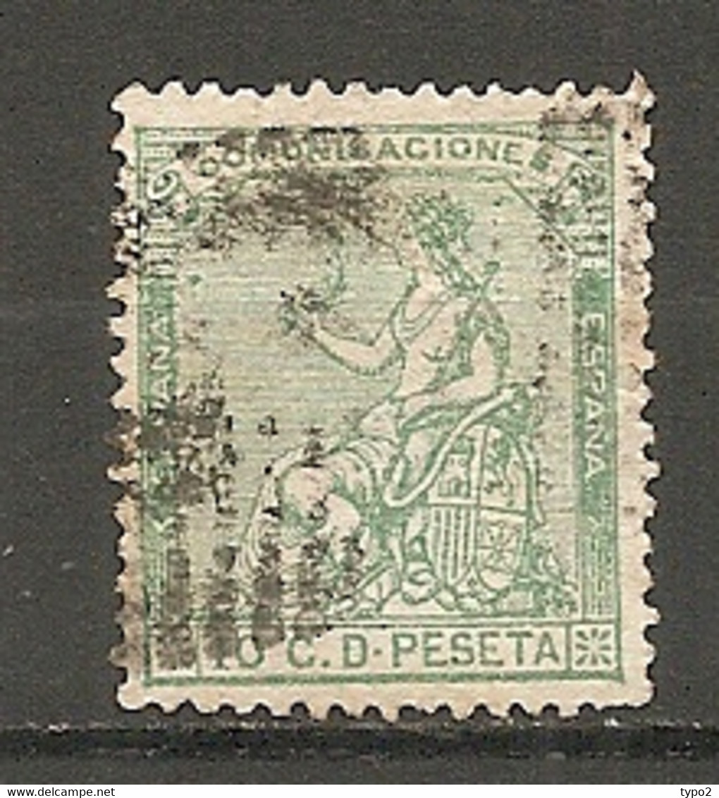 ESP 1873- Yv. N° 132   (o)  10 C  Allégorie Cote  0,45 Euro  BE  2 Scans - Oblitérés