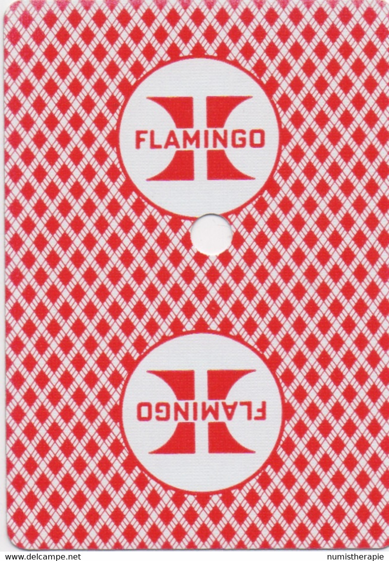 Carte De Jeux : Invalidée : Casino Flamingo Las Vegas : 3 De Trèfle - Tarjetas De Casino