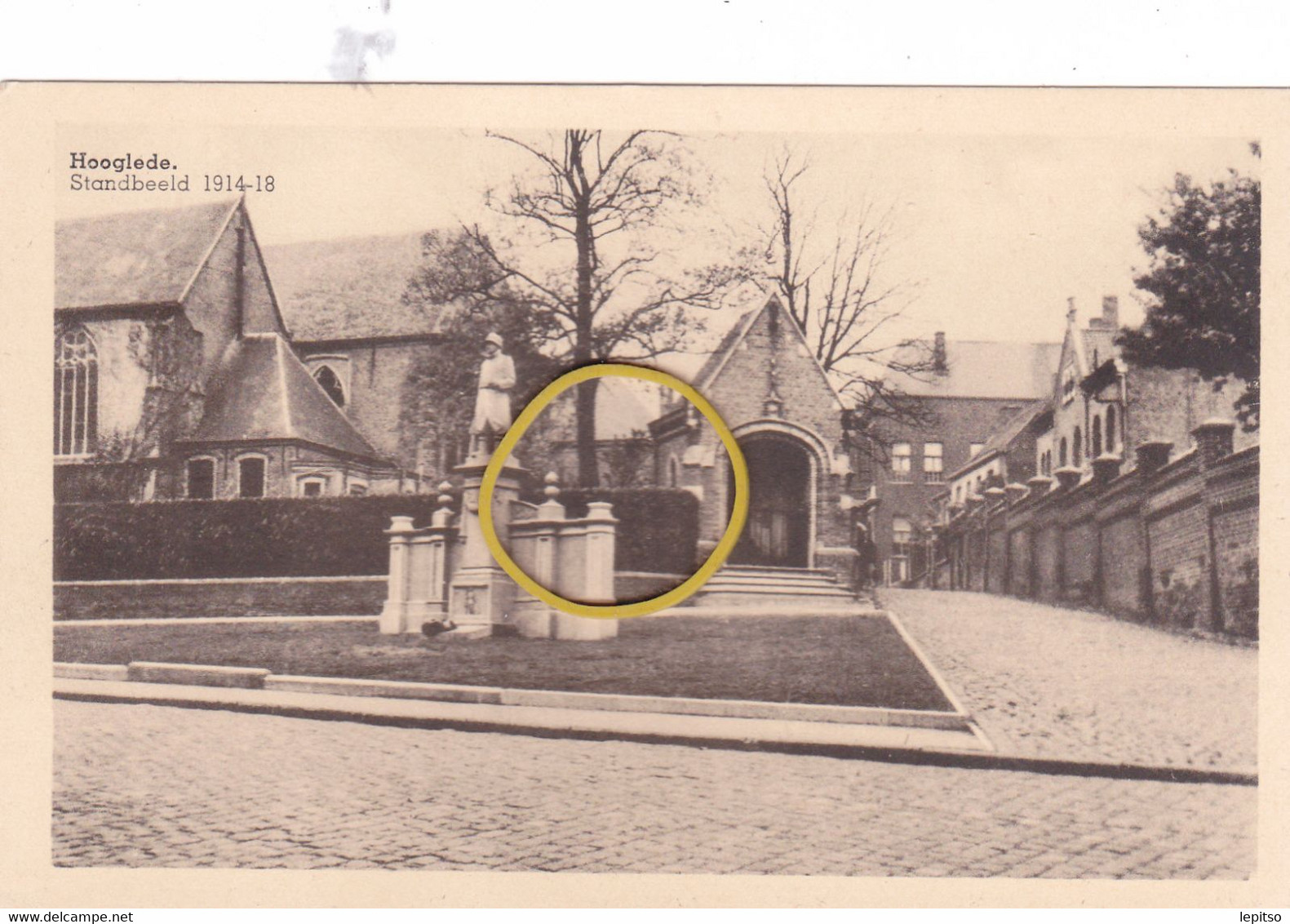 HOOGLEDE "Standbeeld 1914-18"     Scans - Hooglede