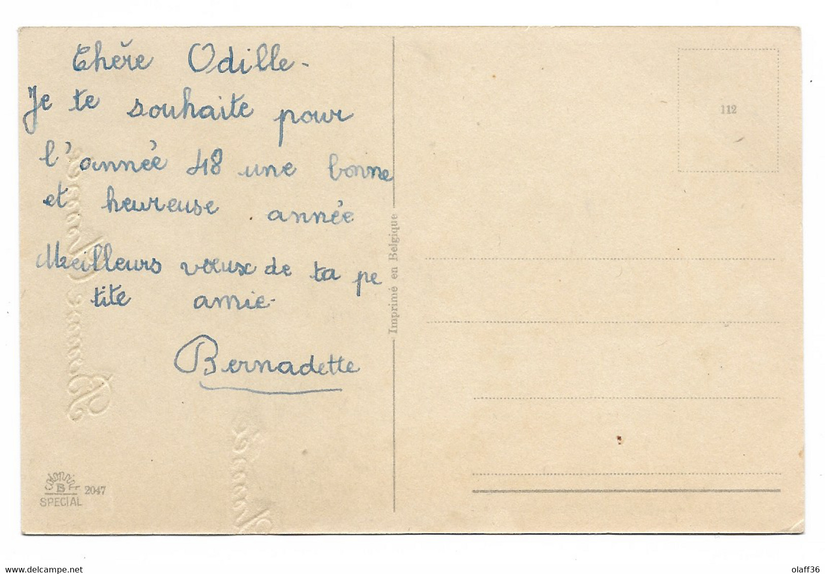 CPA  Carte Postale BONNE ANNEE 1948 - New Year
