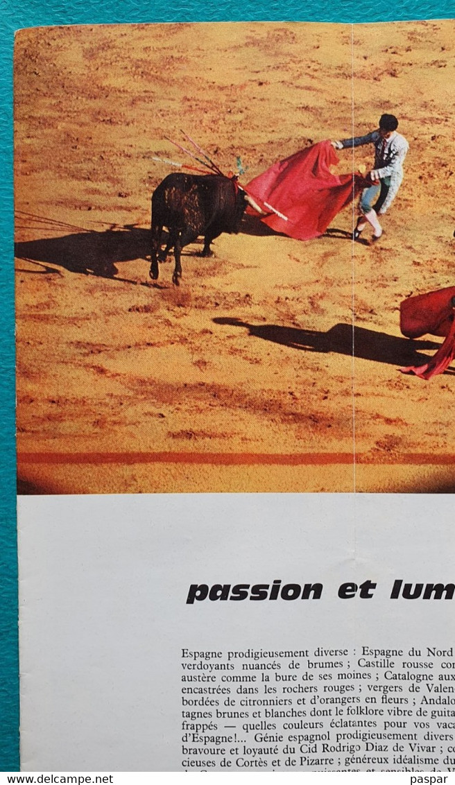 AIR FRANCE Brochure Espagne Et Portugal - 1961 - Publicités