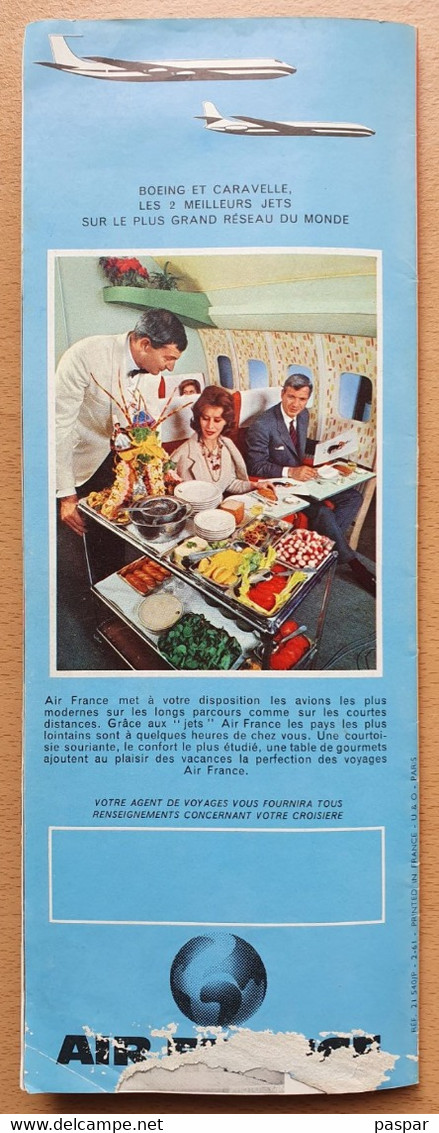 AIR FRANCE Brochure Espagne Et Portugal - 1961 - Werbung