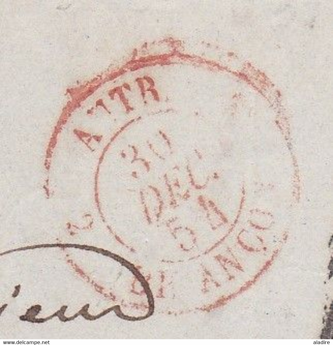 1854 - Lettre Pliée Avec Correspondance De Milano Vers Marseille, France - Entrée Autriche Besancon - Taxe 10 - Sizilien