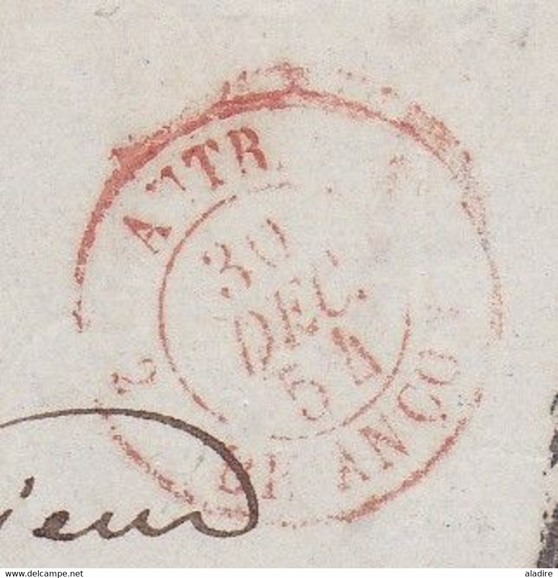 1854 - Lettre Pliée Avec Correspondance De Milano Vers Marseille, France - Entrée Autriche Besancon - Taxe 10 - Sicilia