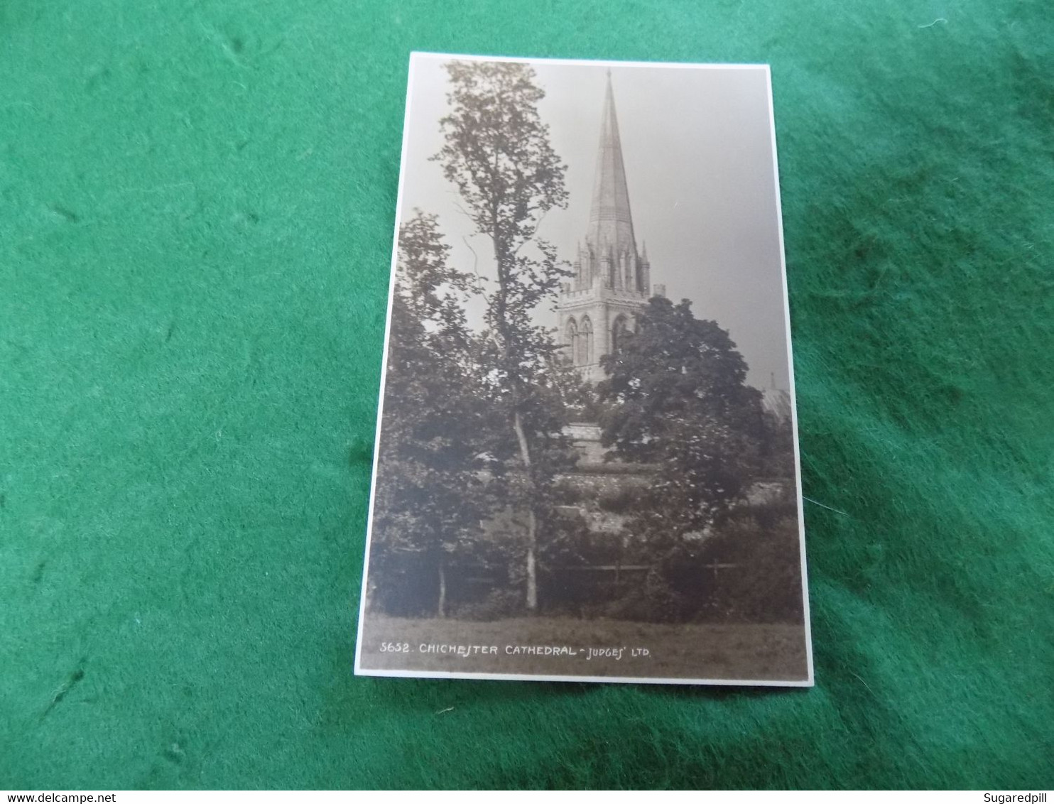 VINTAGE UK SUSSEX: CHICHESTER Cathedral Sepia Judges - Chichester