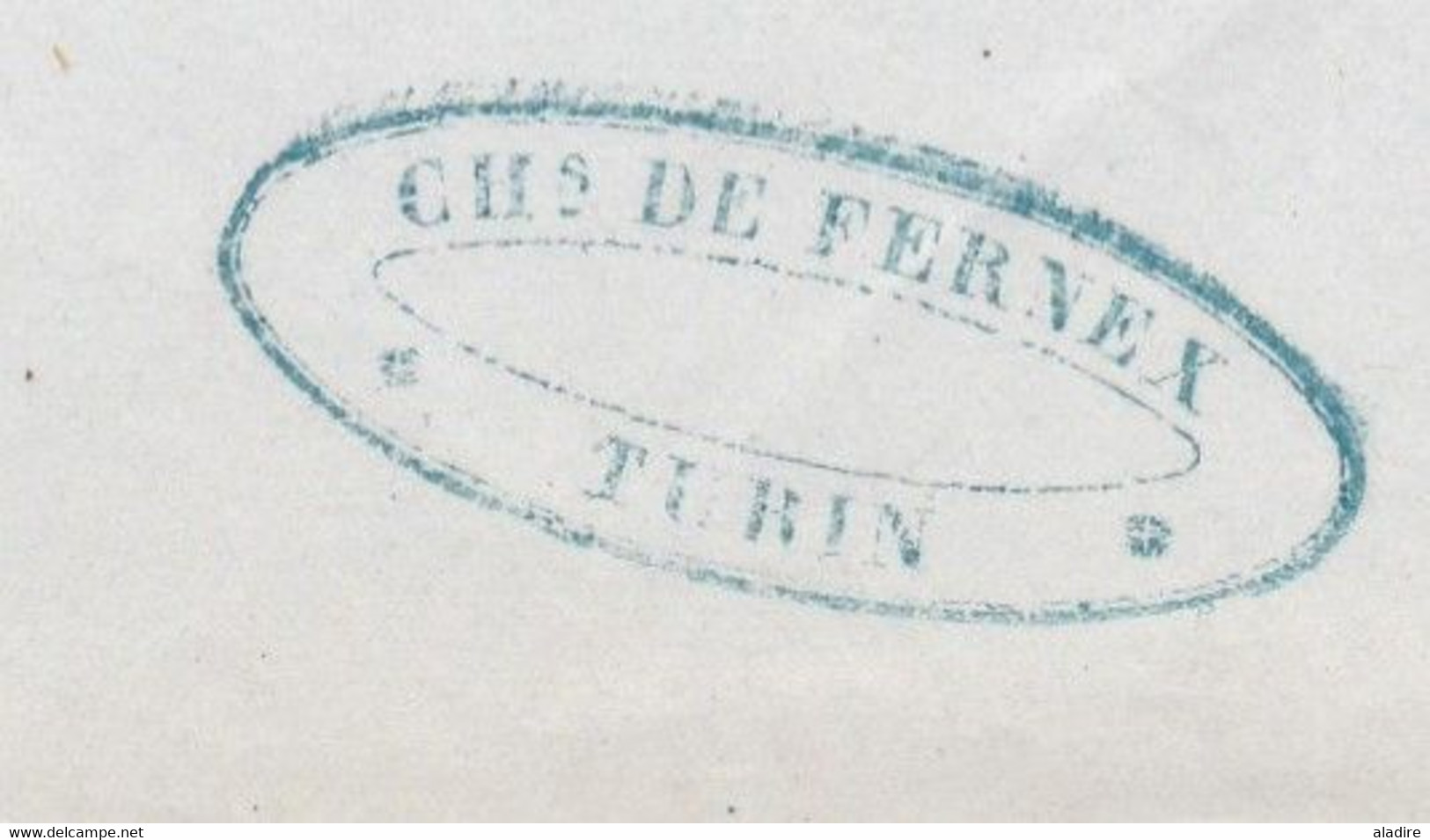 1852 - Lettre pliée avec correspondance de Torino vers Grenoble, France - entrée Pont de Beauvoisin