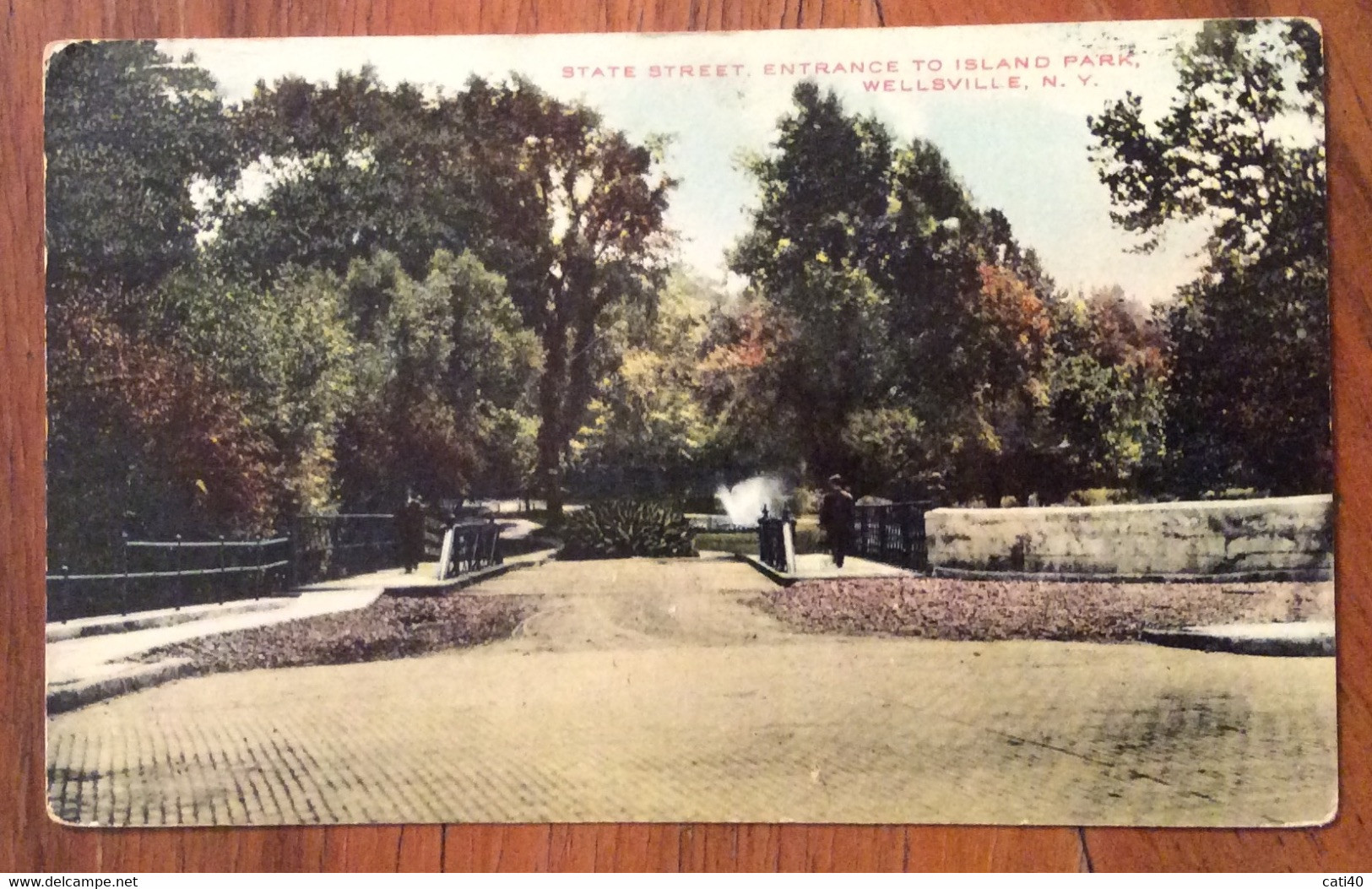 U.S.A. - STATE STREET,ENTRANCE TO ISLANDPARK , WELLSVILLE - VINTAGE POST CARD SEP 26  1912 - Cape Cod