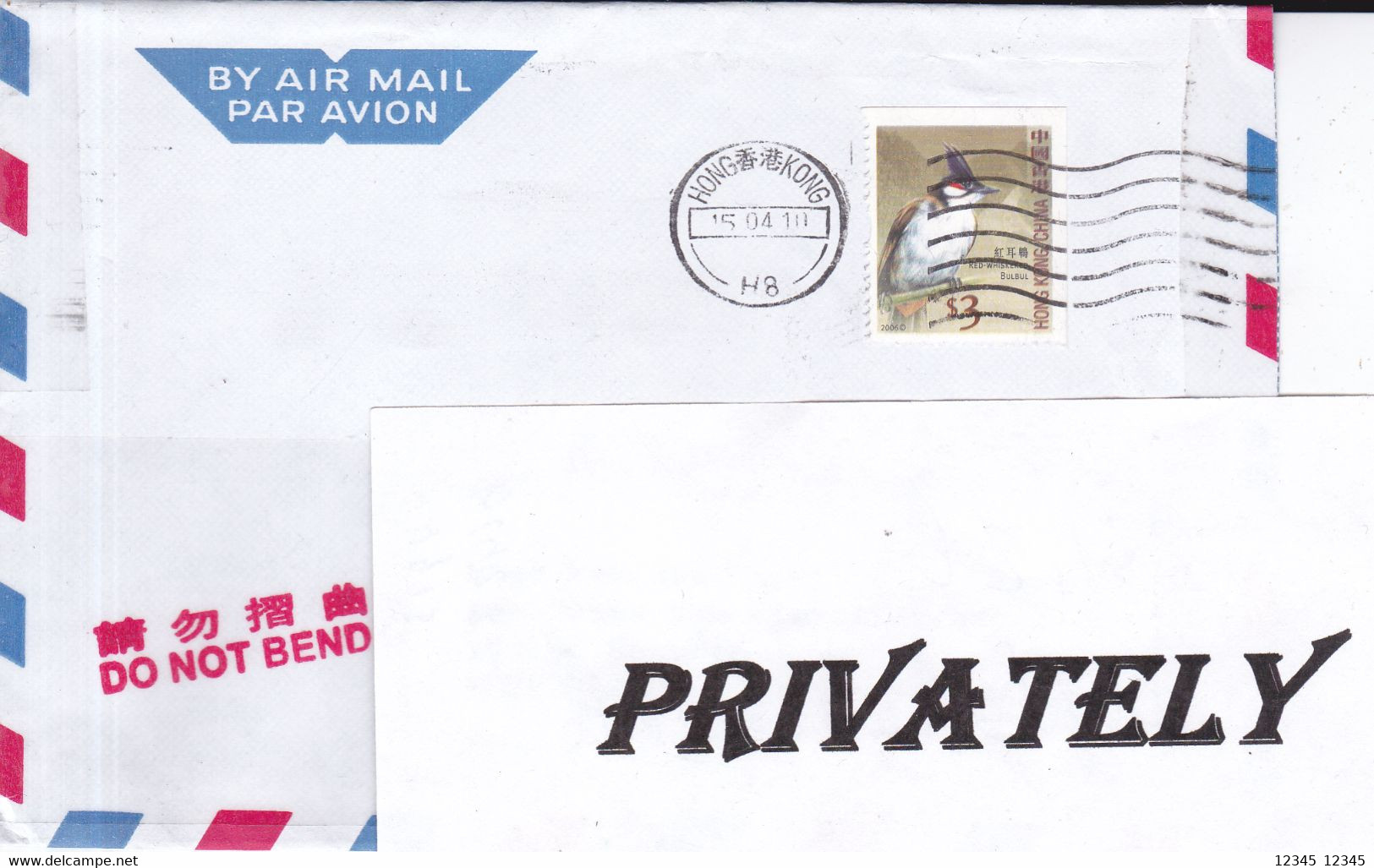 Hong Kong 2010, Letter To Netherland - Lettres & Documents