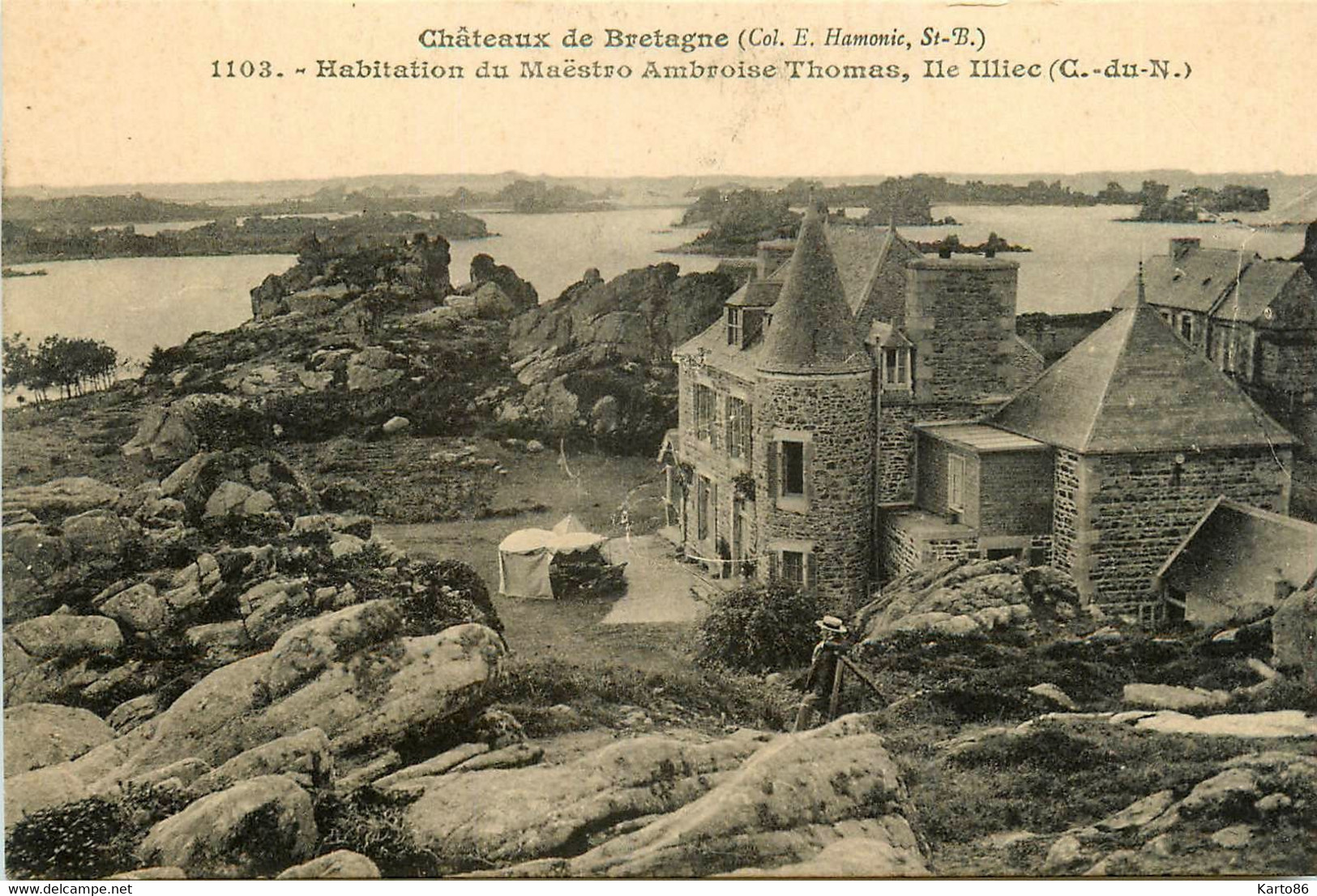 Penvénan * Ile Illiec * Habitation Du Maëstro Ambroise Thomas * Villa Château - Penvénan