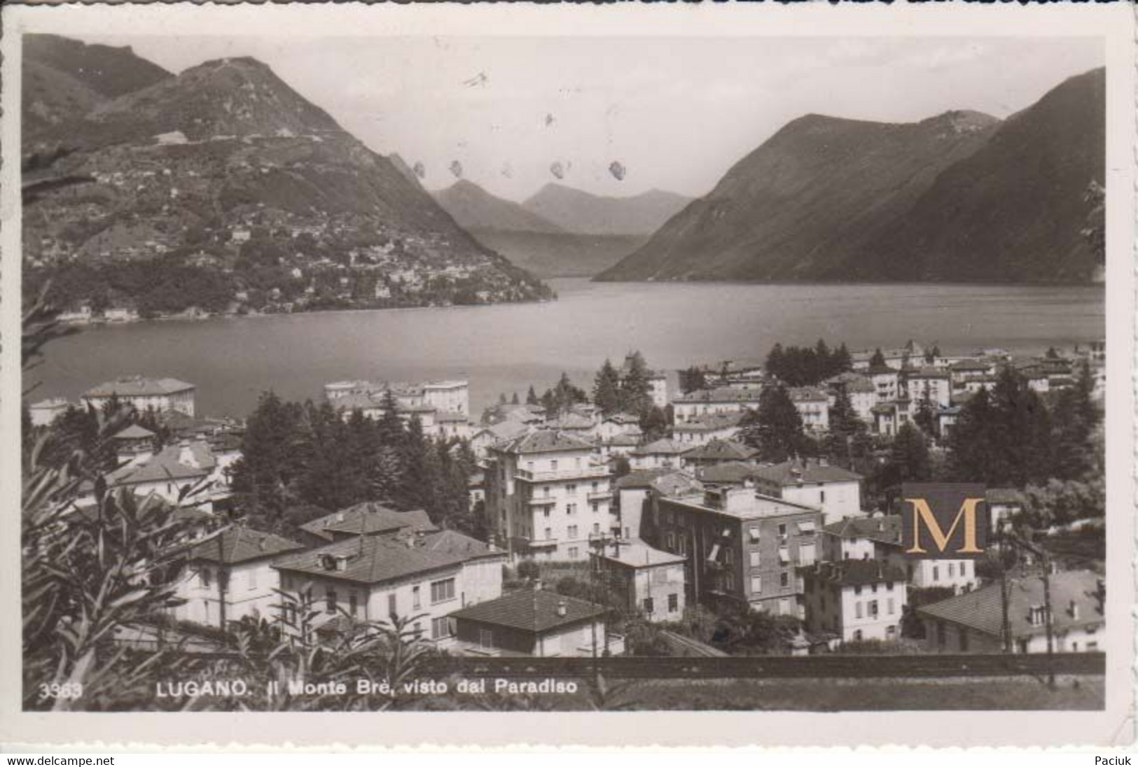 Lugano - Il Monte Brè Visto Dal Paradiso - Paradiso
